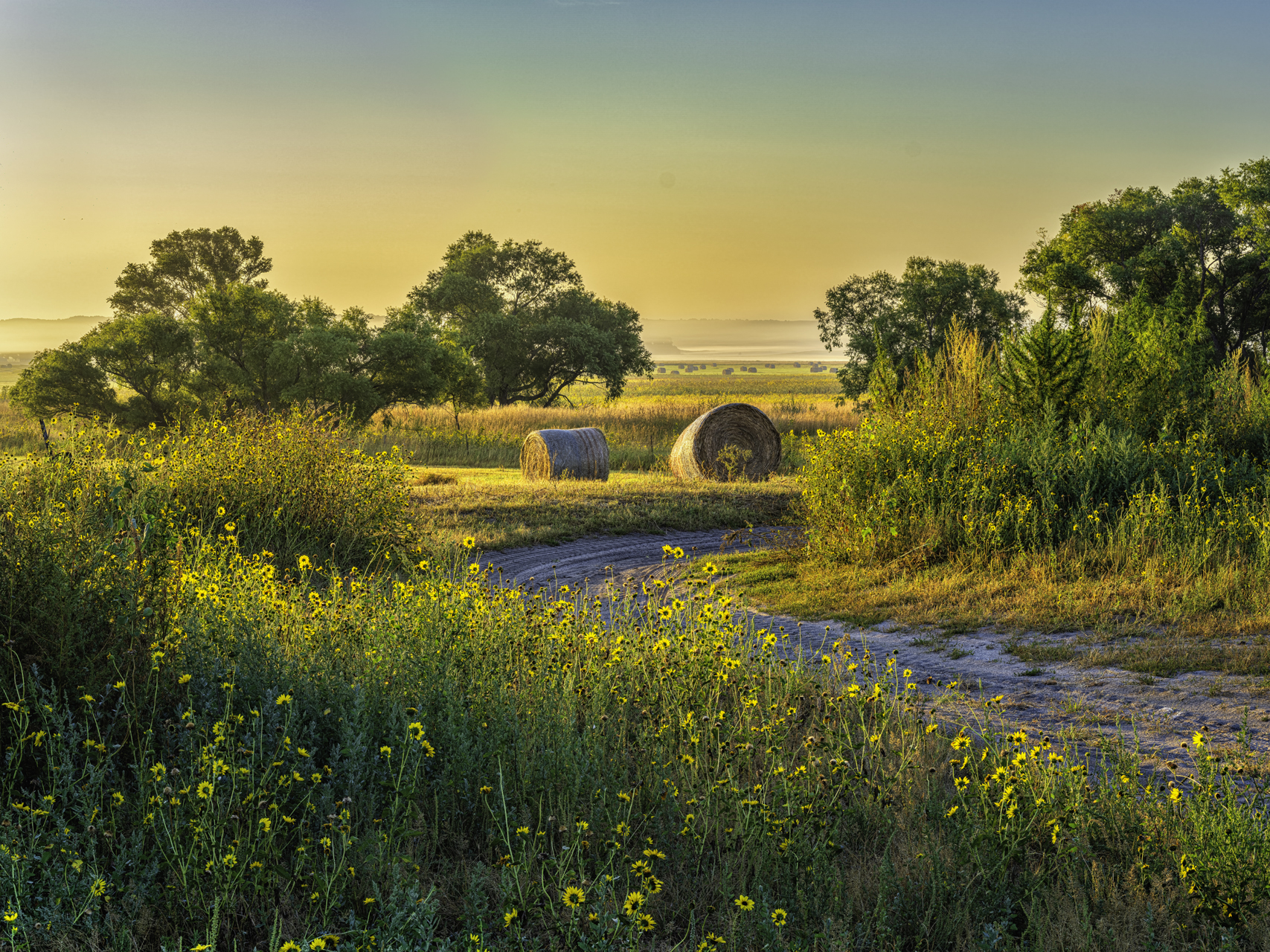 Bales Around the Bend