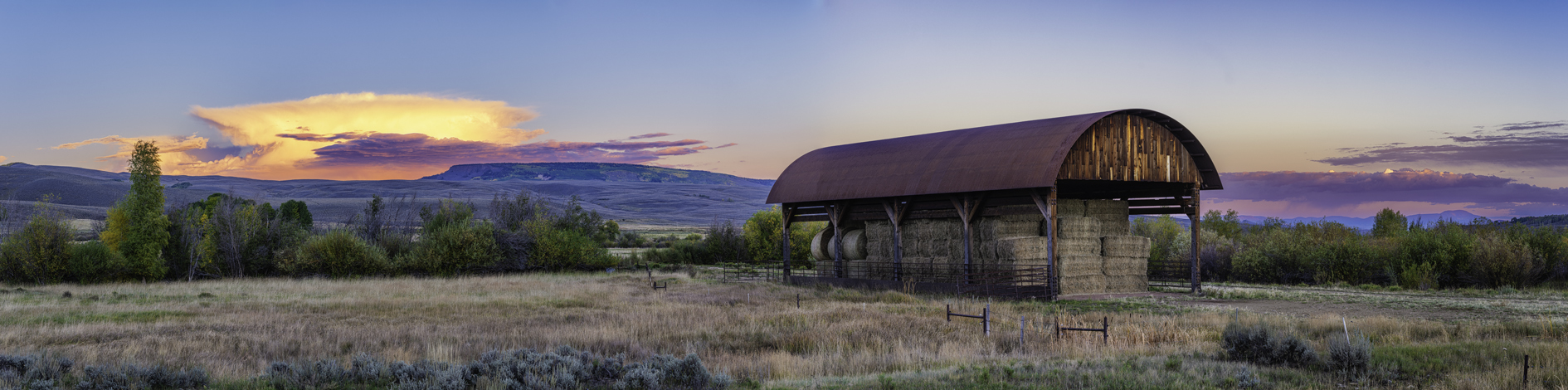 Barn and Anvil Evening