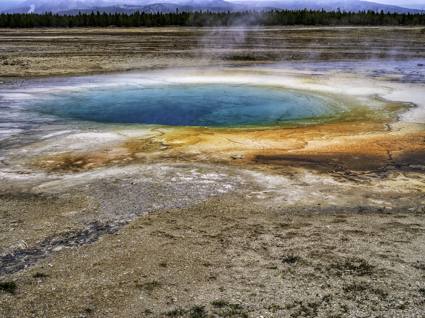 Biscuit Basin Morning VII