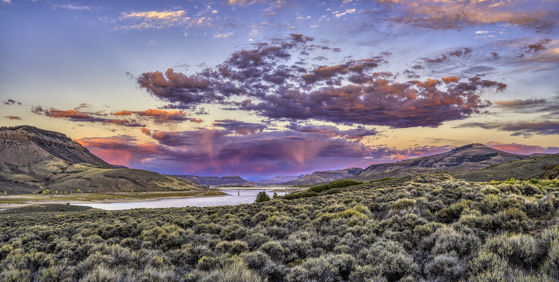 Blue Mesa Reservoir Sunset