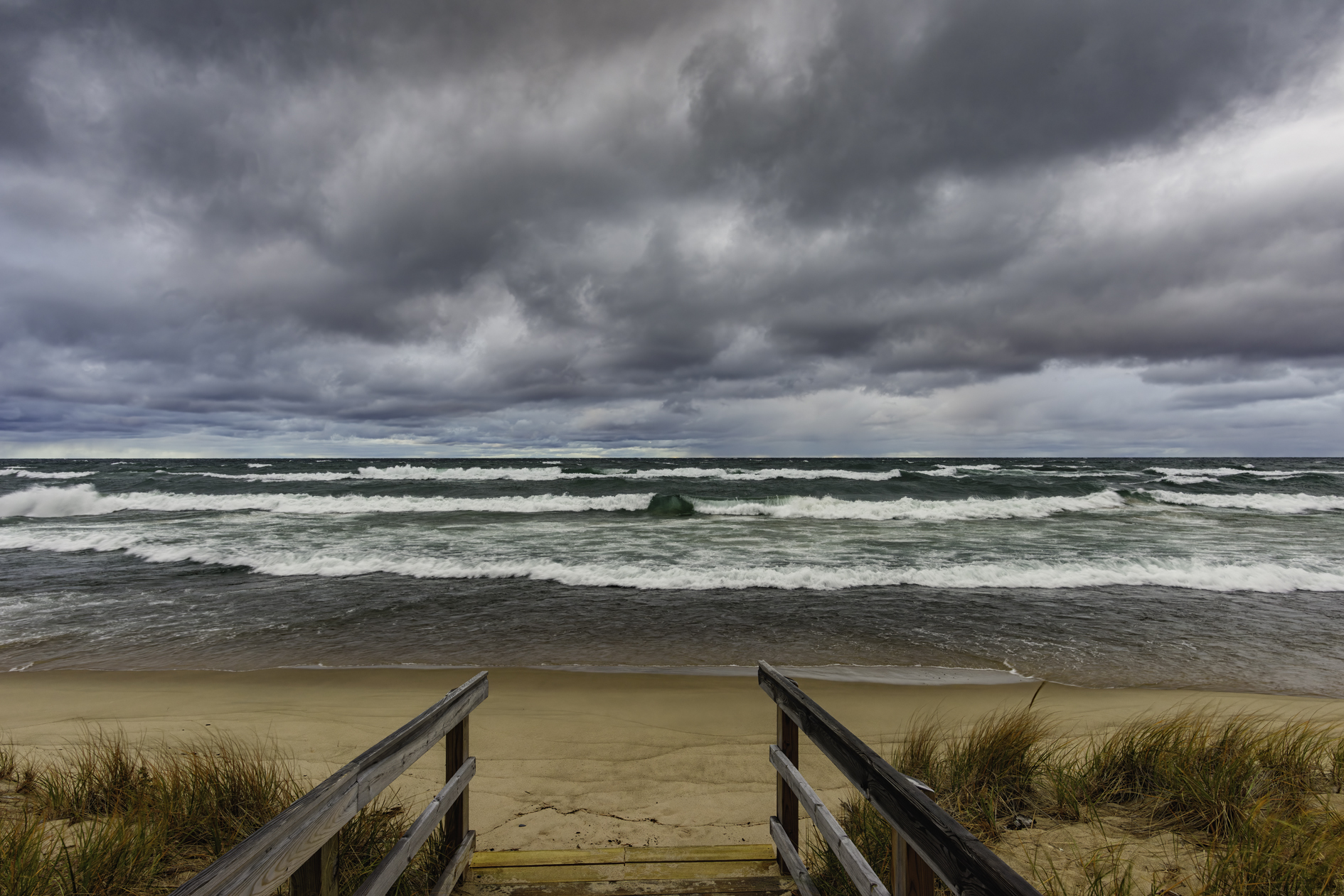 Blustery Beach Evening