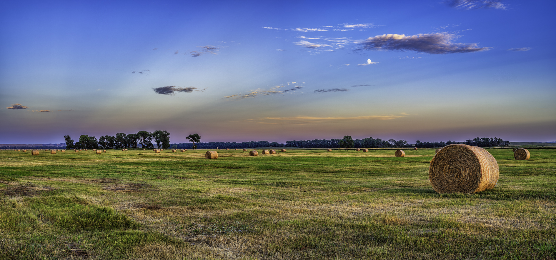 Hay Bale Evening IV