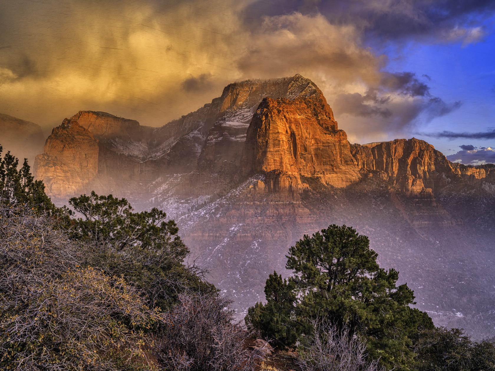 Kolob Canyons Sundown