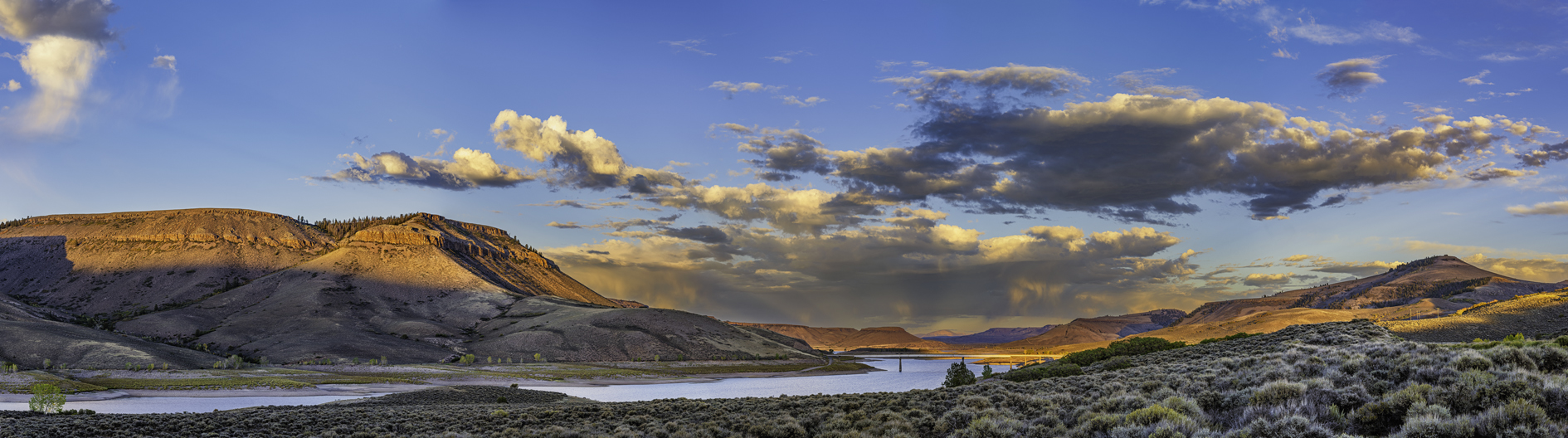 Last Light at Blue Mesa Reservoir