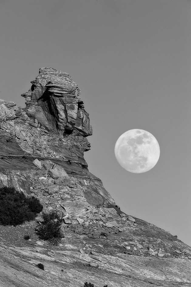 Moon over Canyonlands