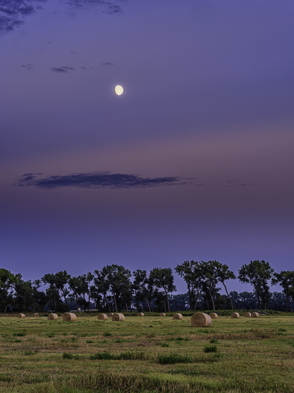 Moon Over the Bales II