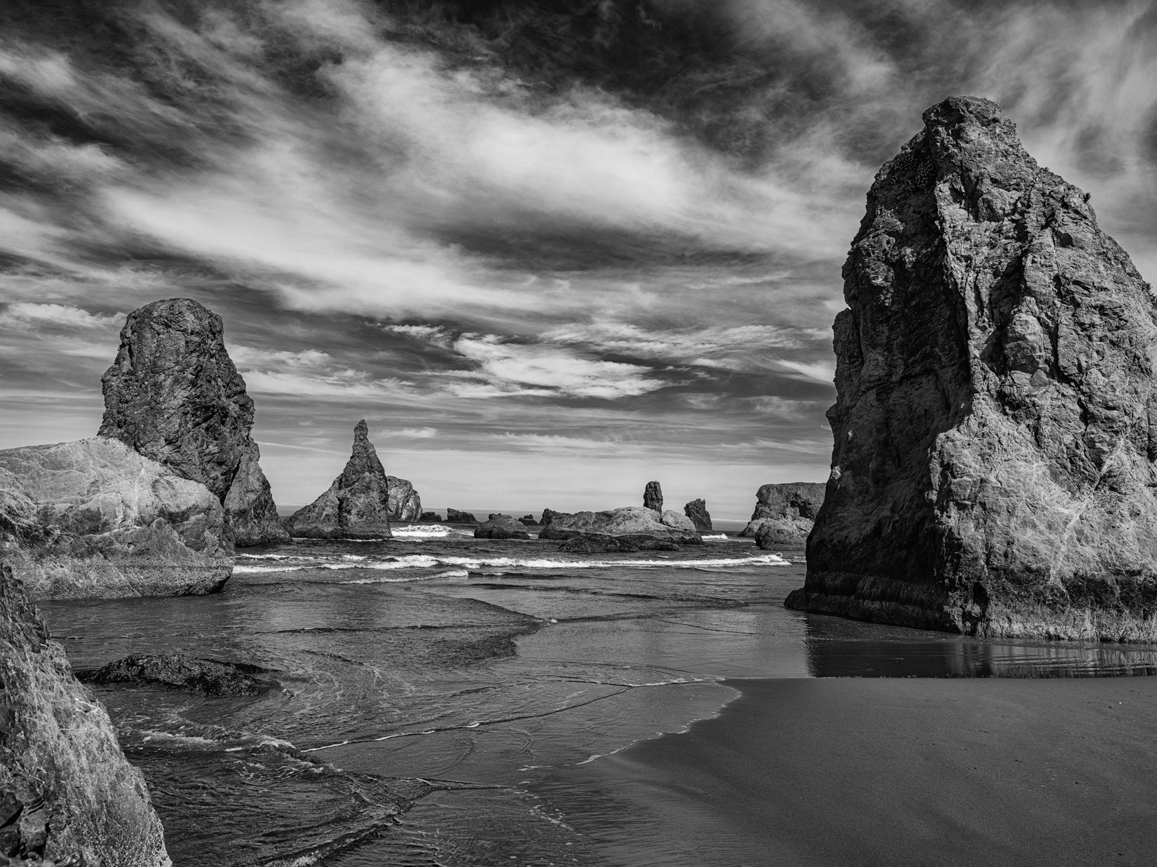 Morning at the Sea Stacks