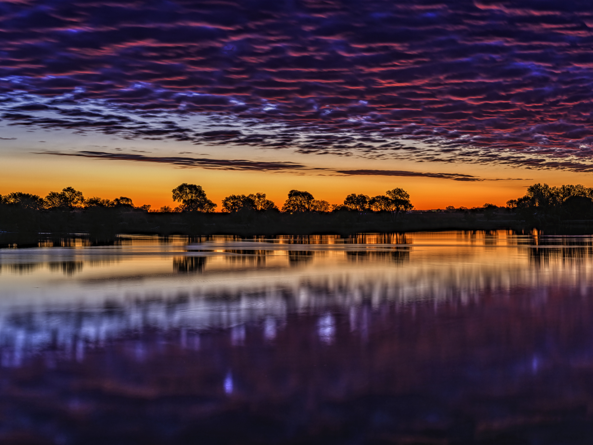 Morning Twilight at Yankton Lake