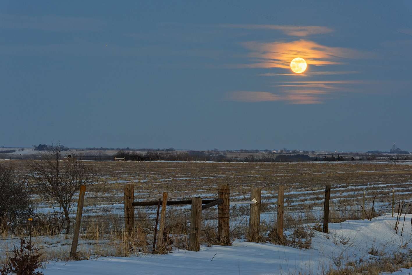 Nuckolls County Moonrise