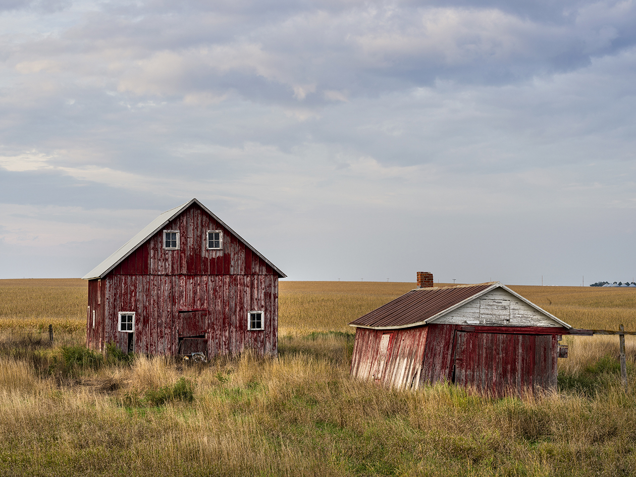 Old Barn Evening