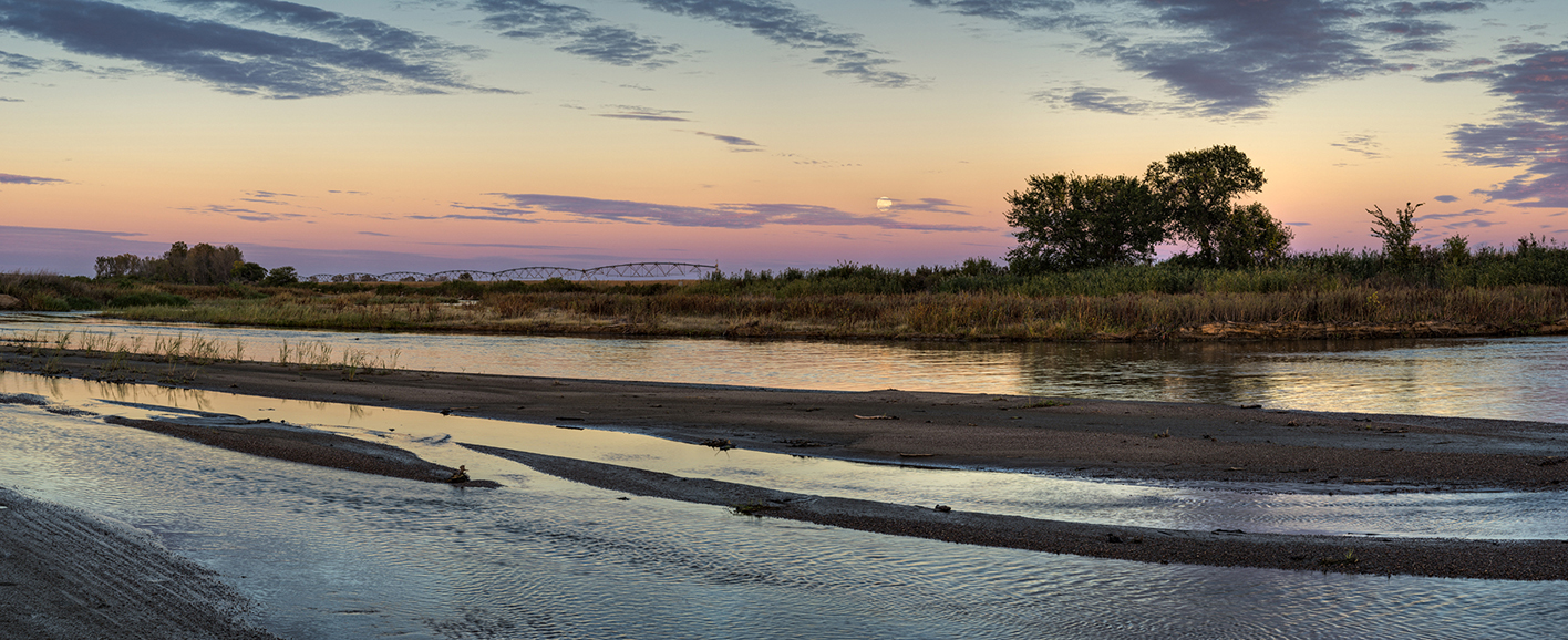 Platte River Moonrise