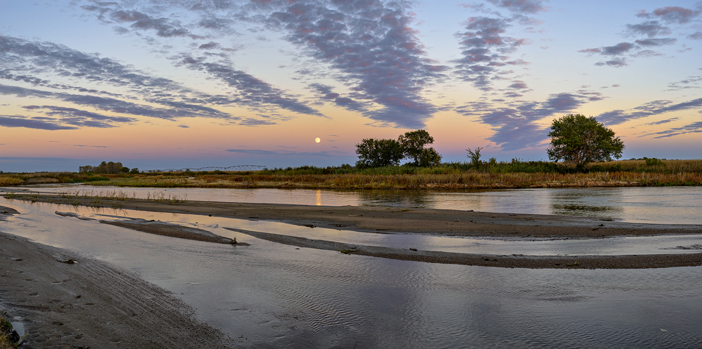 Platte River Moonrise III