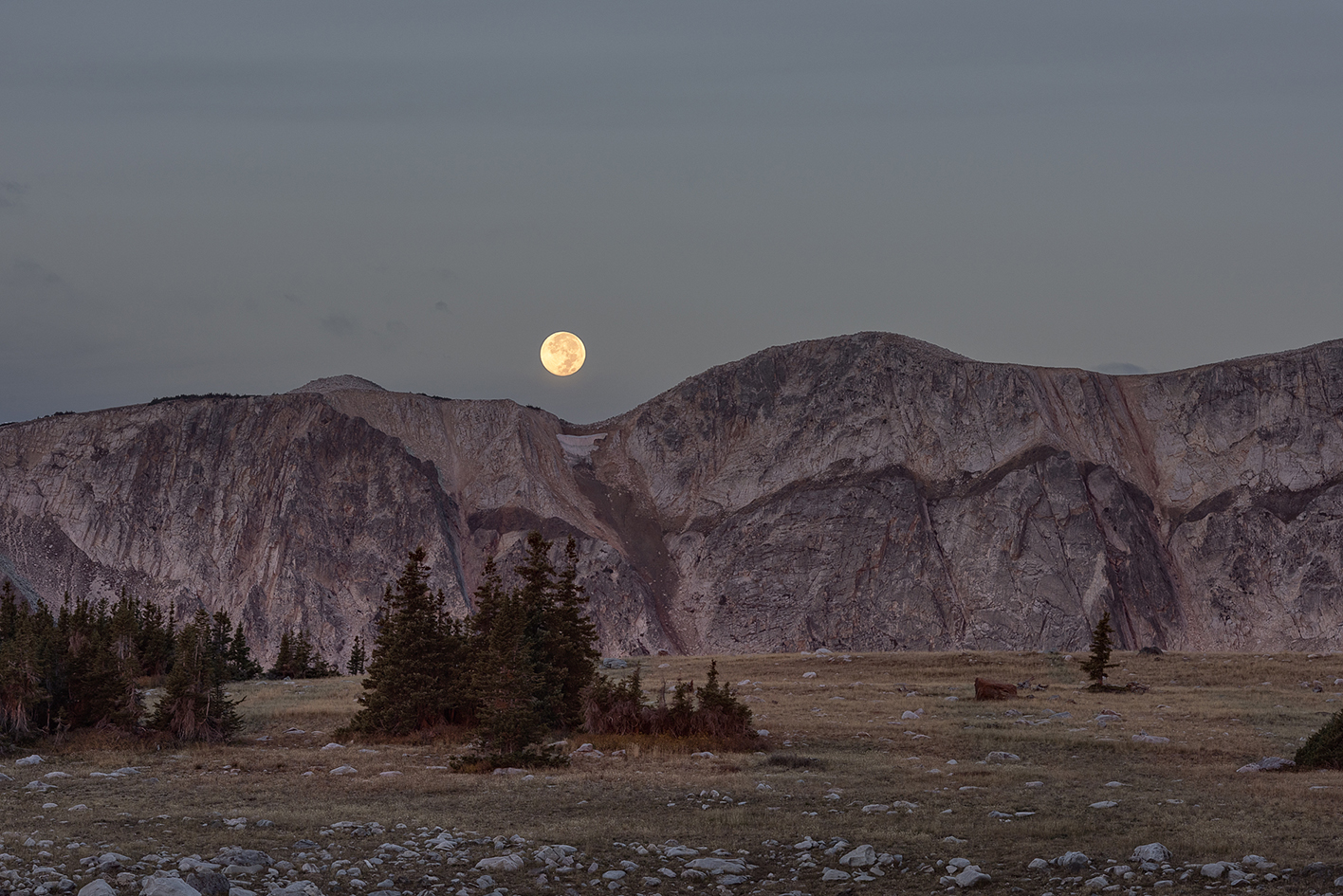 Snowy Range Moonset