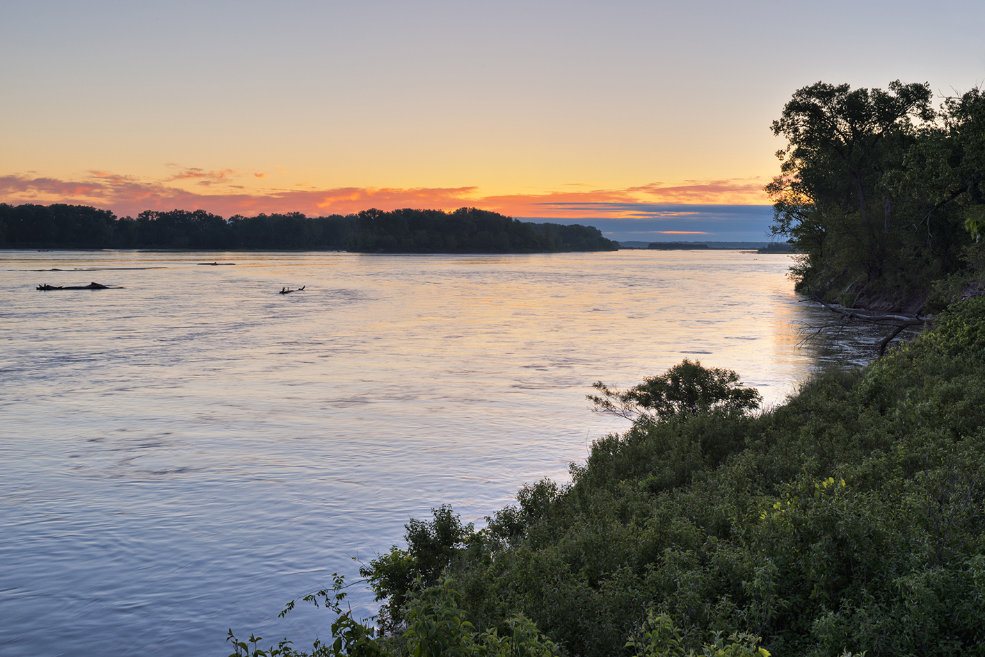 Sunday Morning on the River