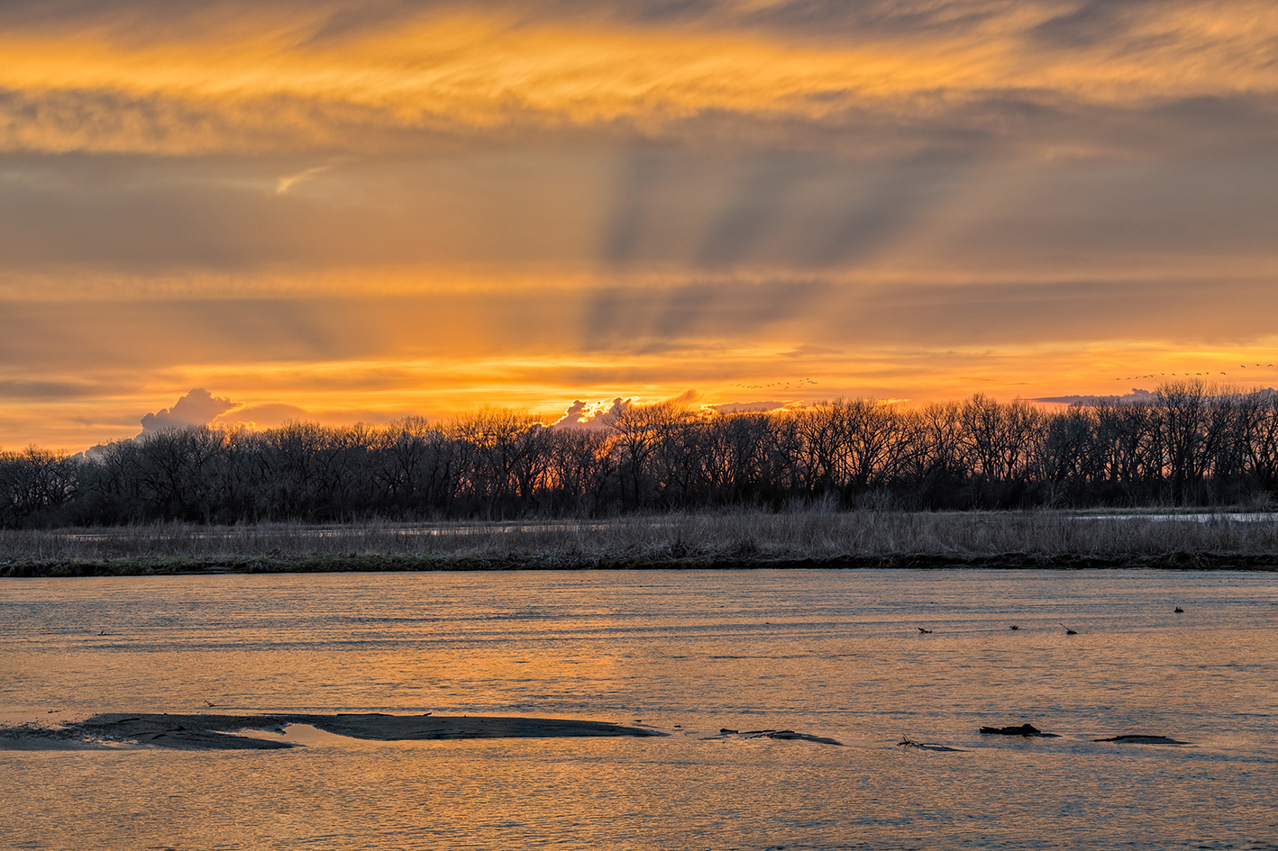 Sundown Along the Platte