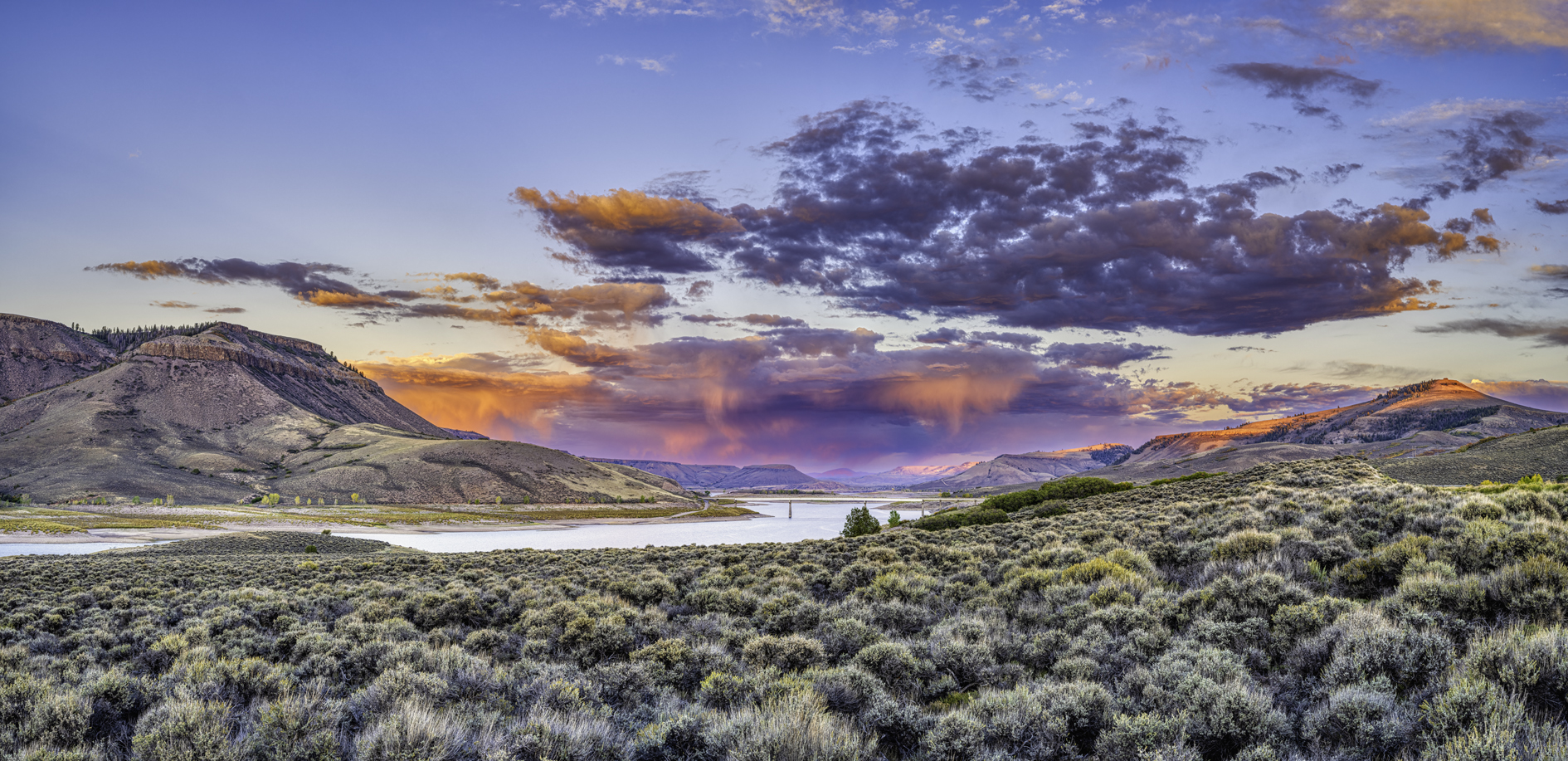 Sundown at Blue Mesa