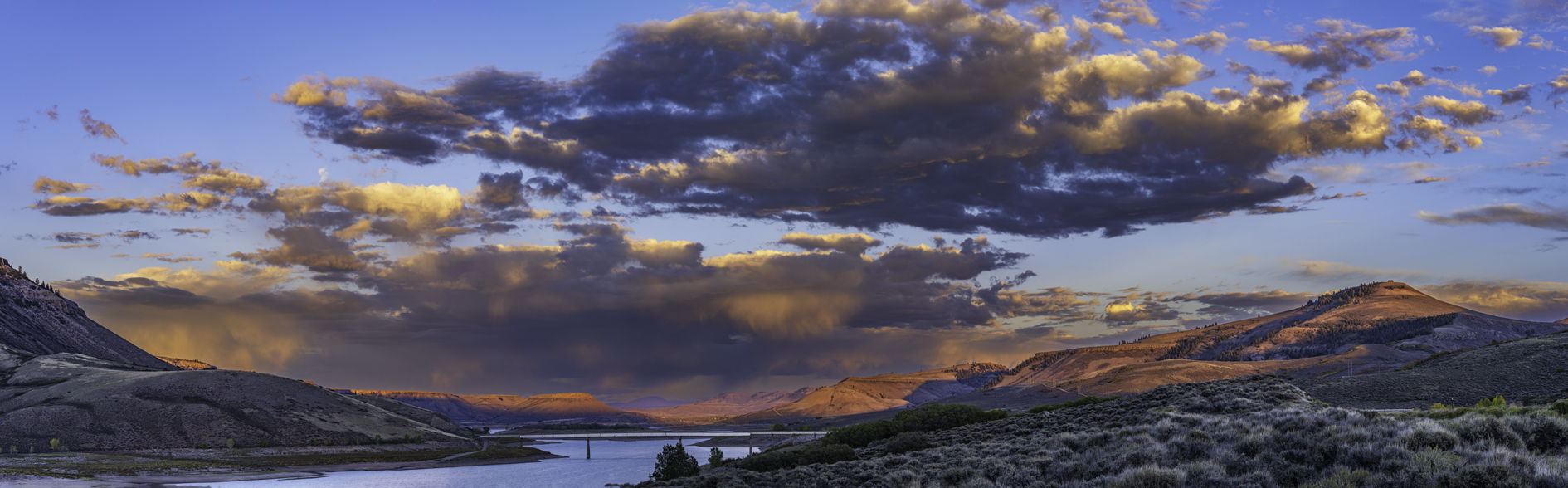 Sundown at Blue Mesa III