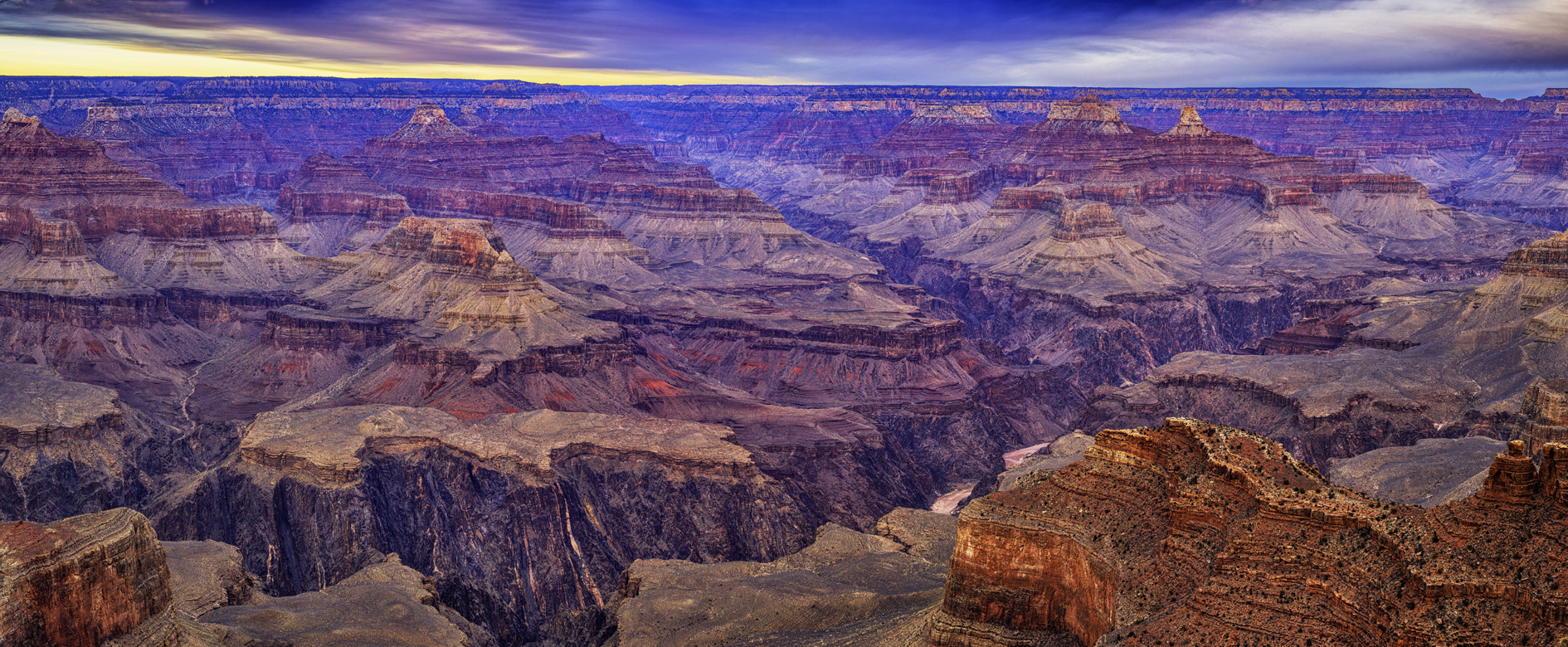 Sundown at Mohave Point
