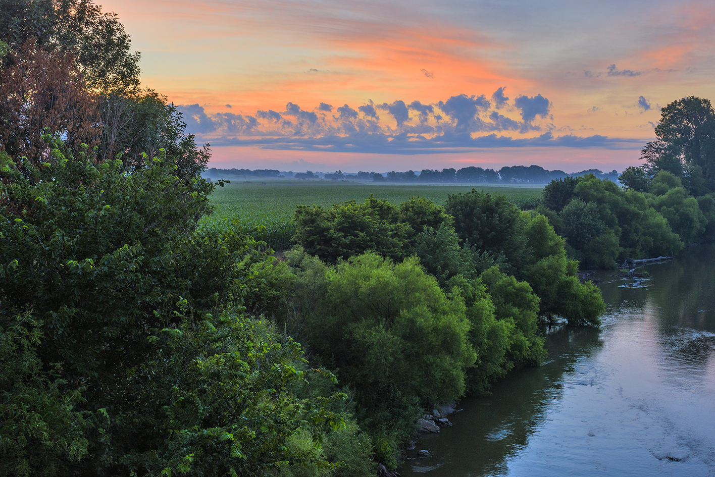 Sunrise Along the Nemaha III