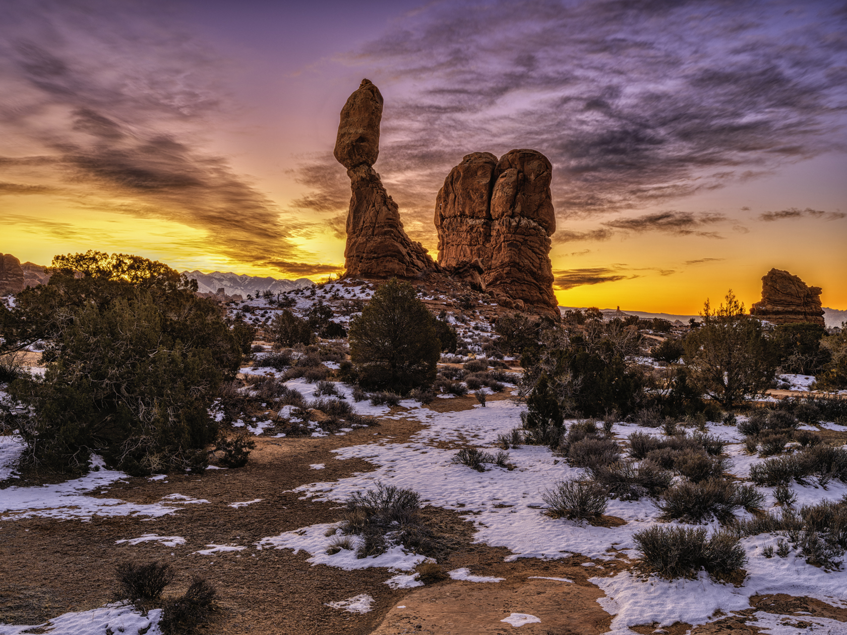 Sunrise at Balanced Rock