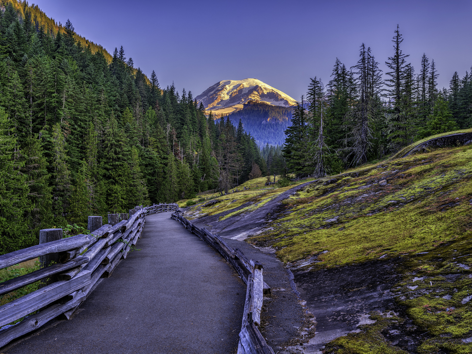 Sunrise at Mt Rainier