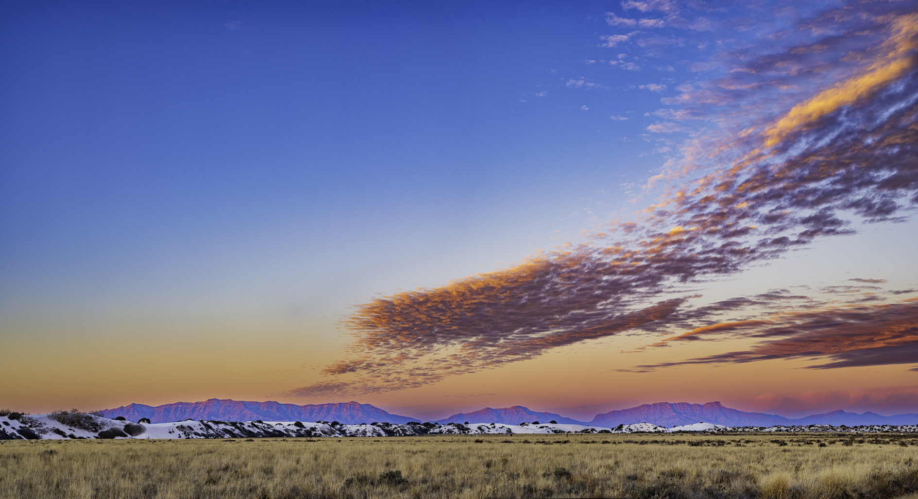 Sunrise at White Sands