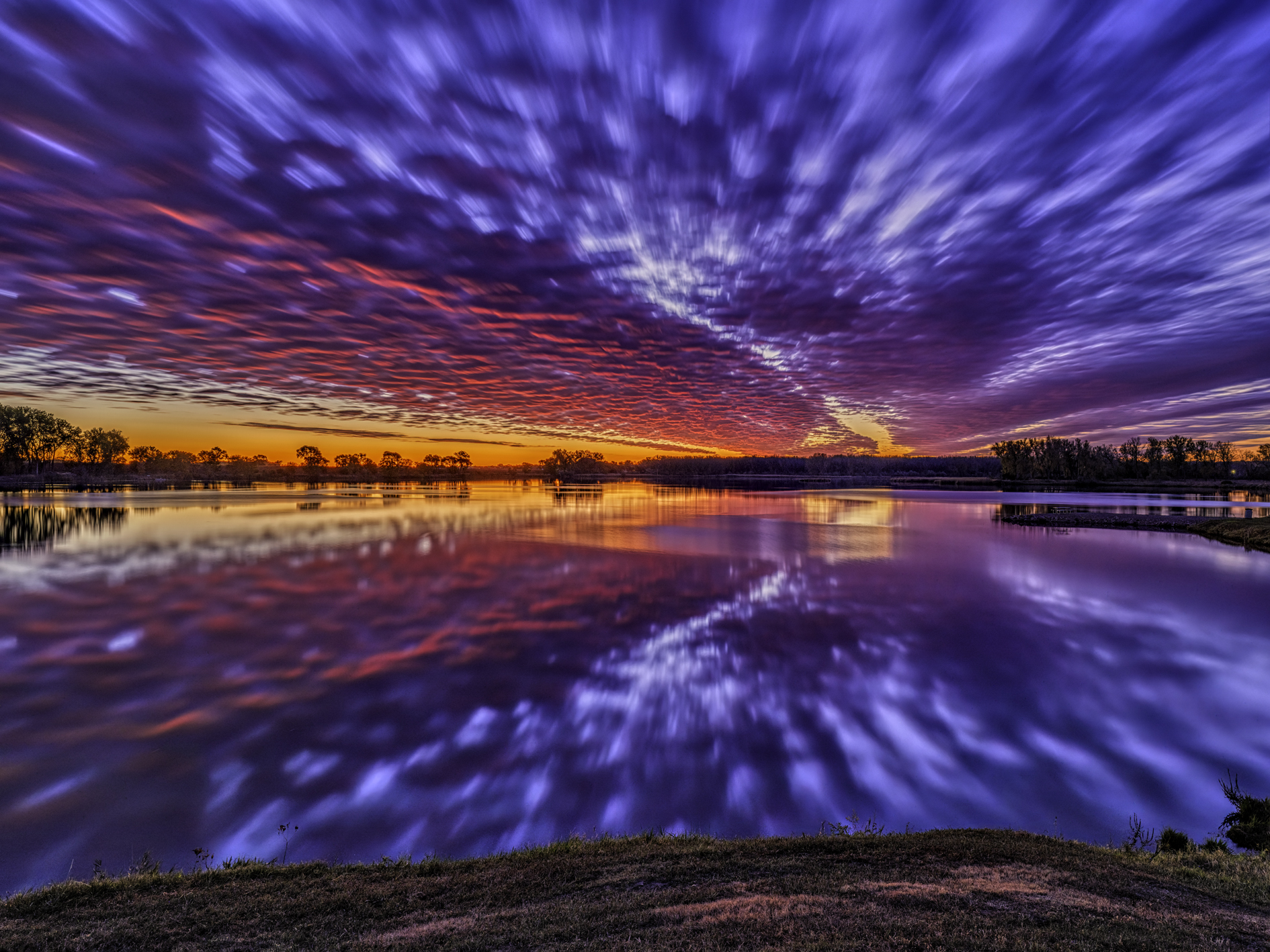 Sunrise at Yankton Lake III