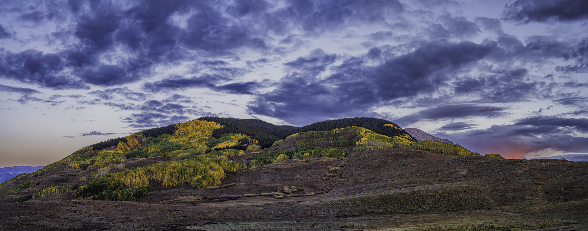 Sunrise from Crested Butte