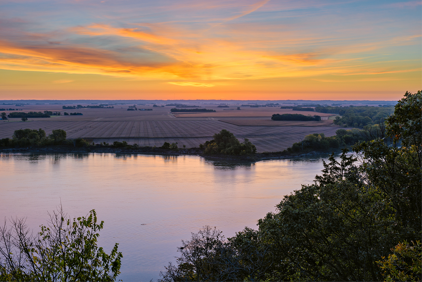 Sunrise on the Missouri