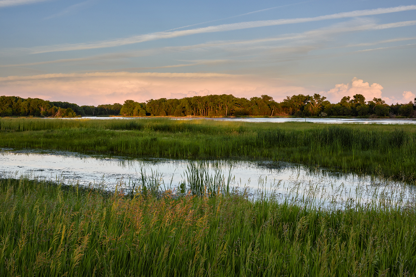 Sunset Along the Loup III