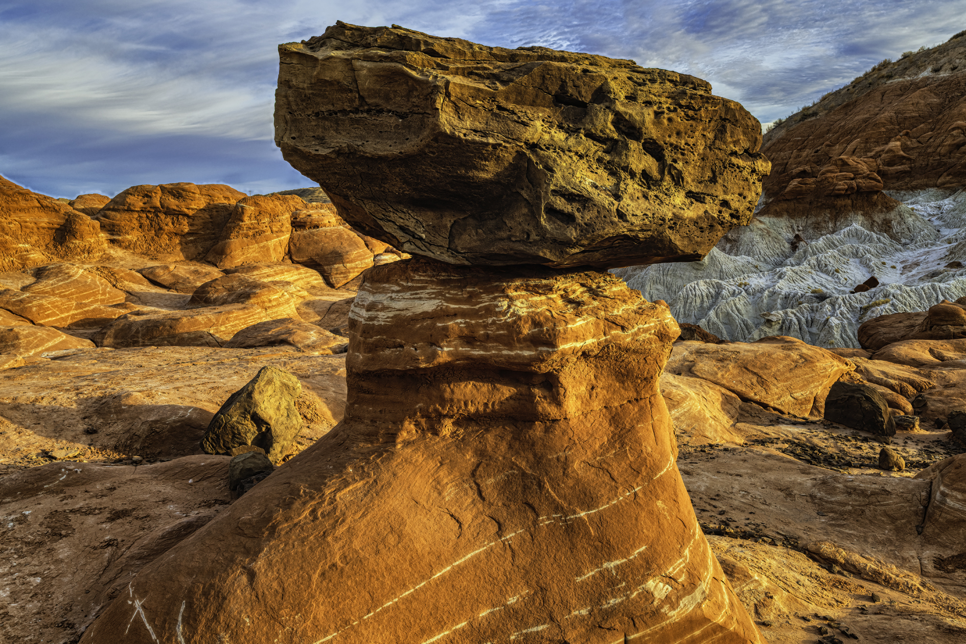 Toadstools Hoodoos Evening