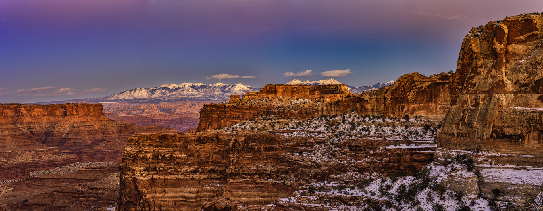 Twilight at Shafer Canyon II