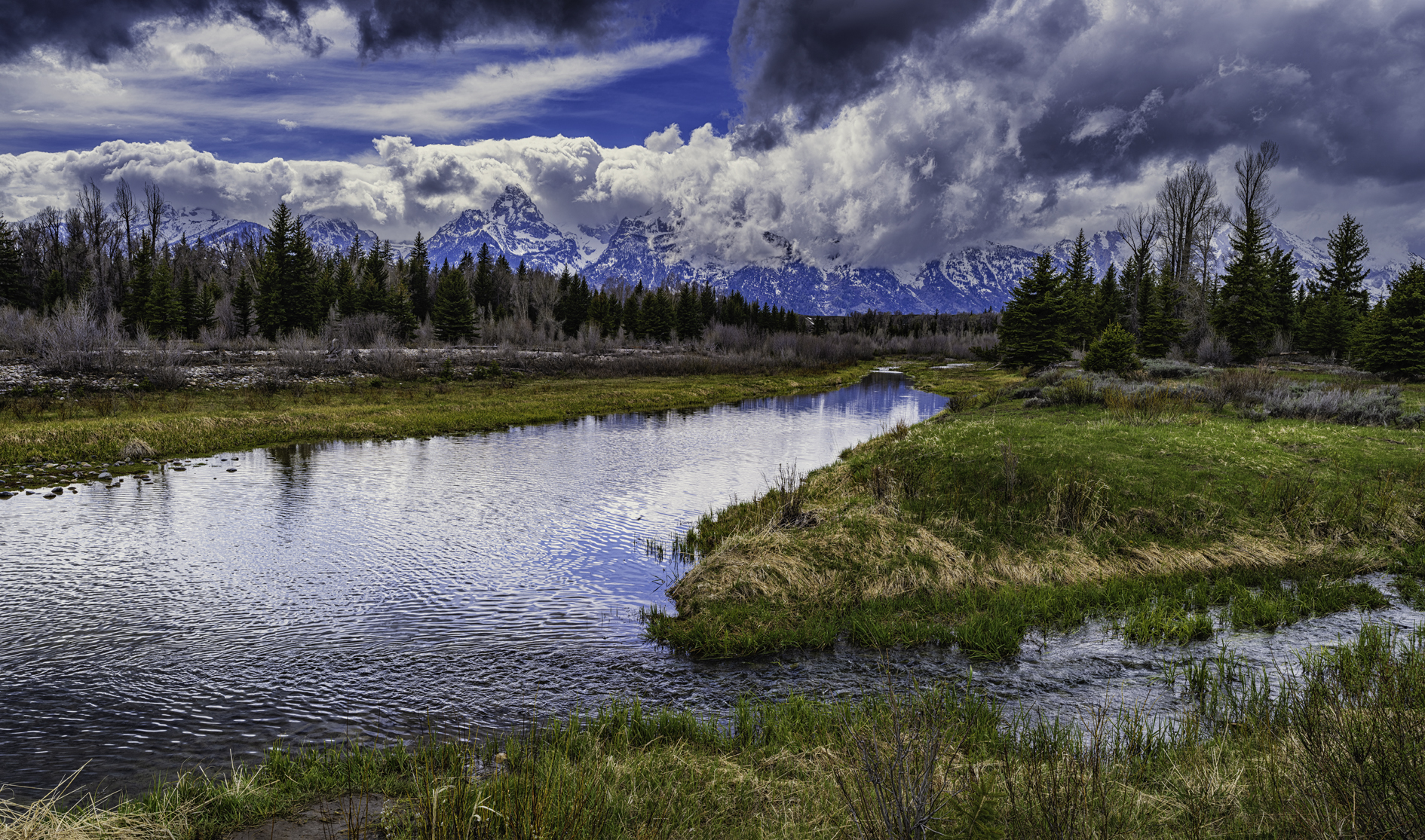 View from Schwabacher Landing