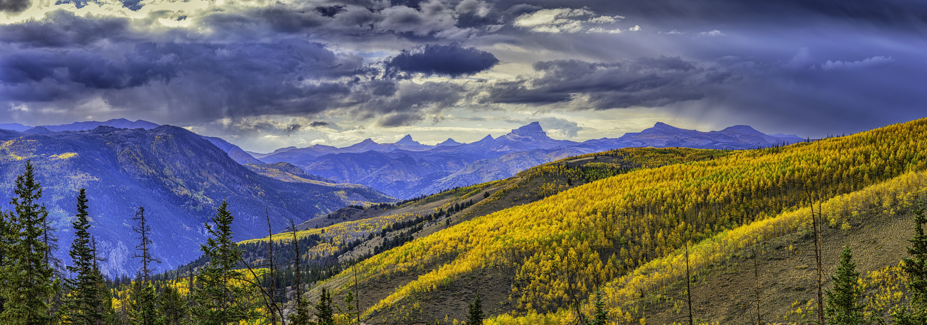 View from Slumgullion Pass