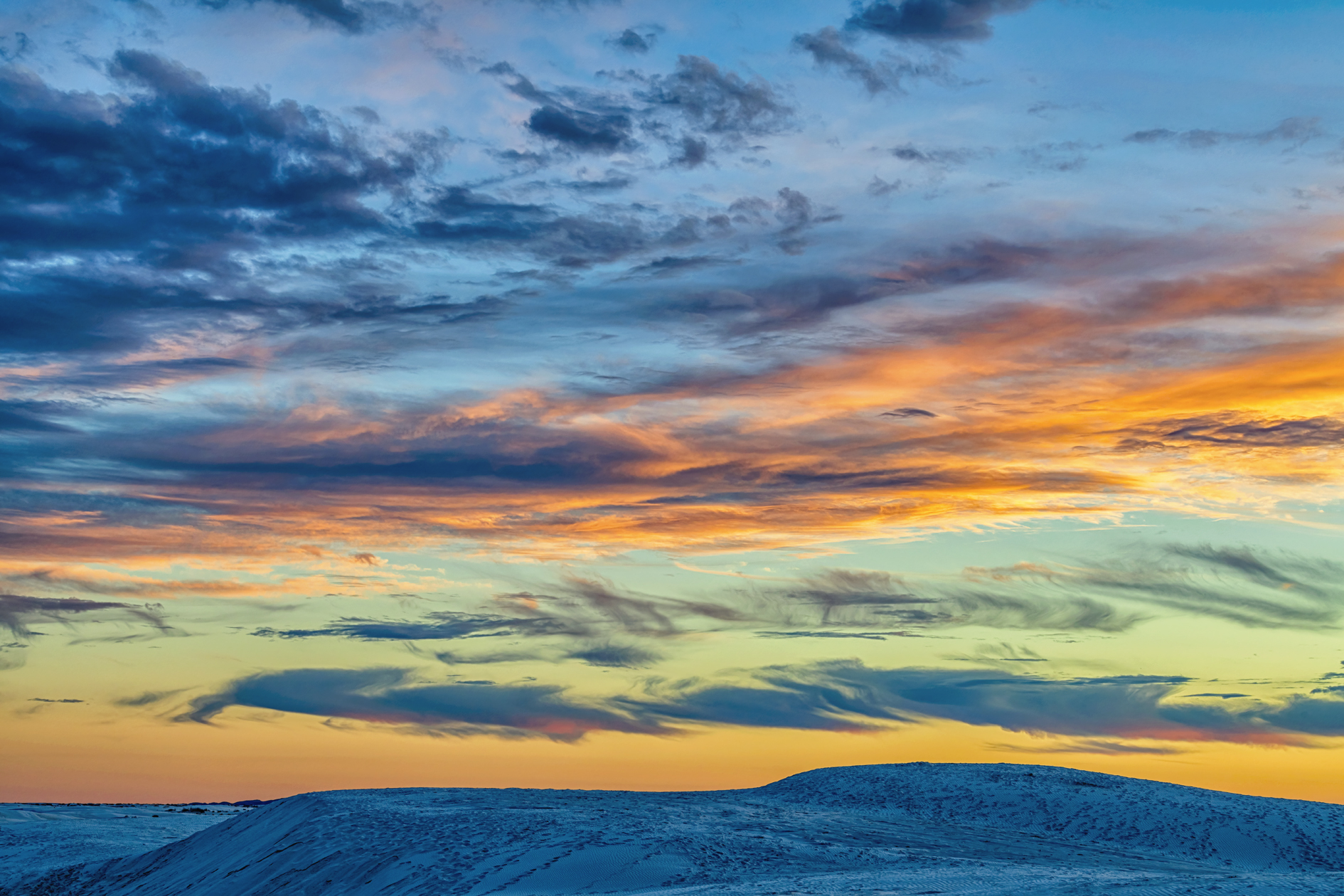 White Sands Sunset