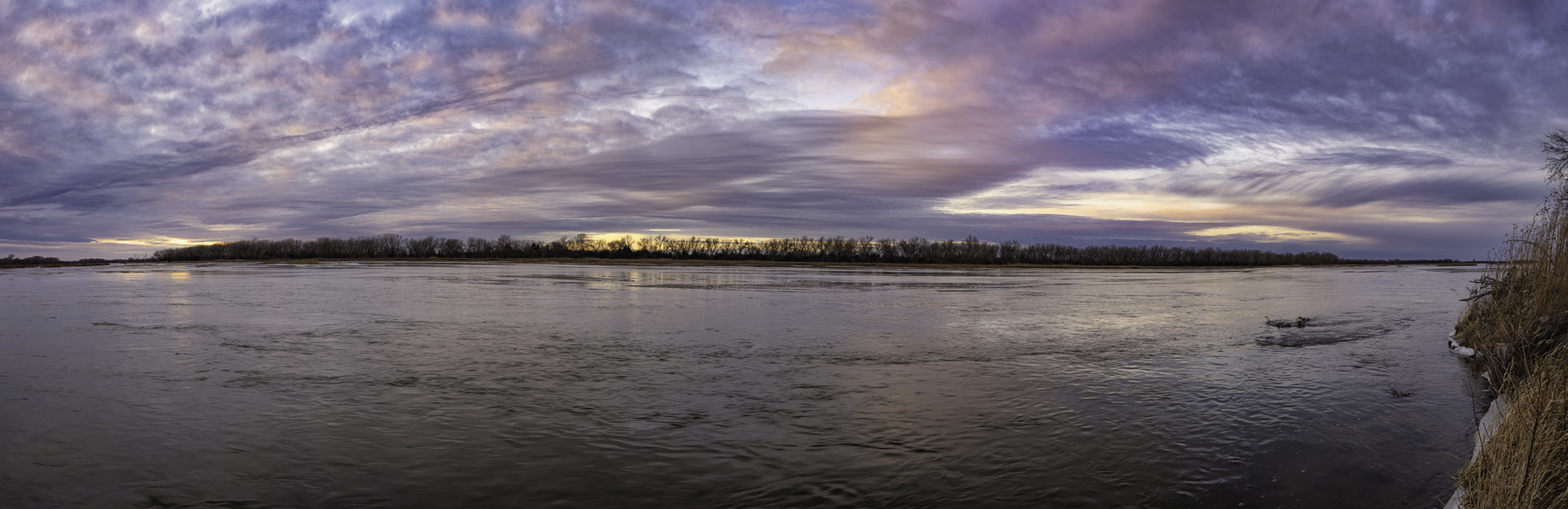 Winter Evening on the Platte