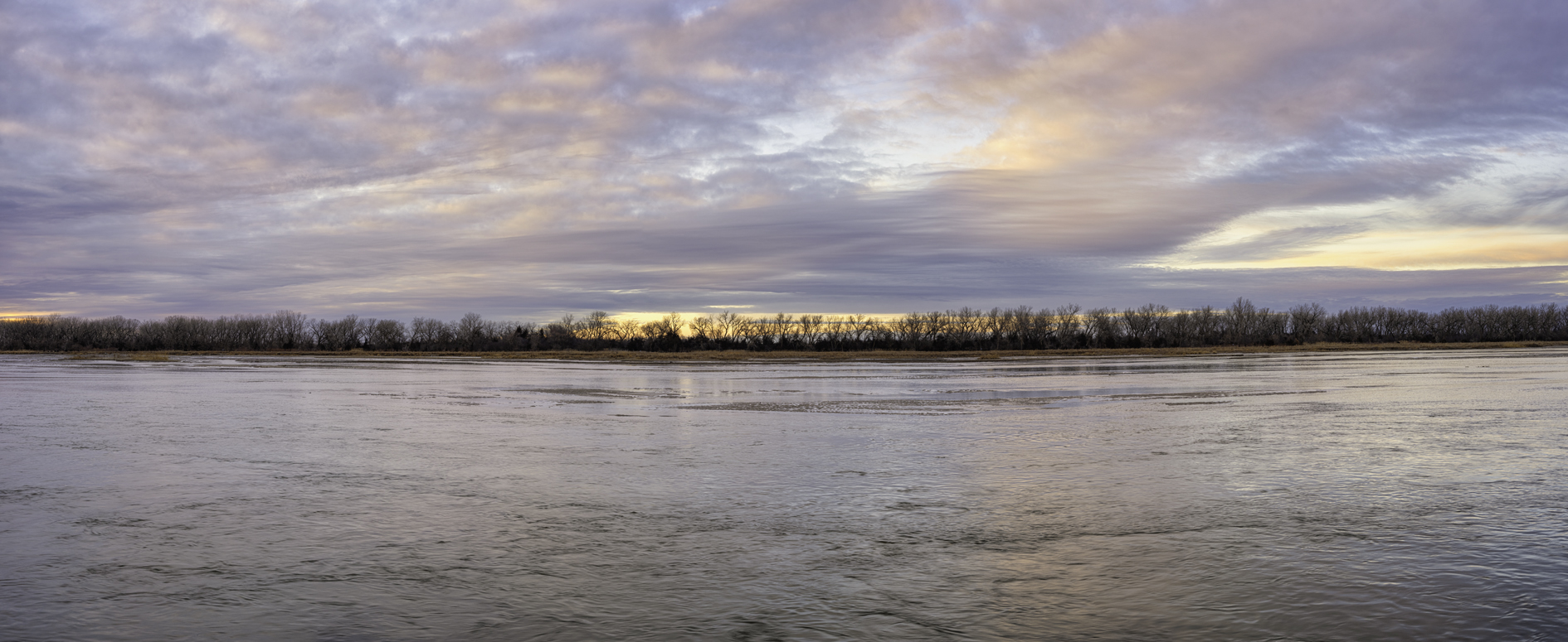 Winter Evening on the Platte III